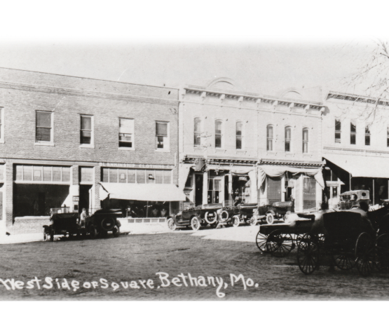 image of BTC Bank in 1919 in Bethany, Mo.