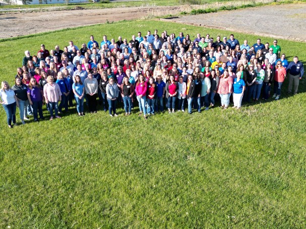 a Group photo of all the BTC Bank employees